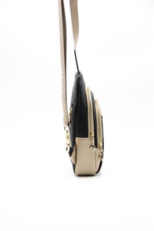 Silver & Polo Siyah - S.nut SP959 Kadın Bel Çantası