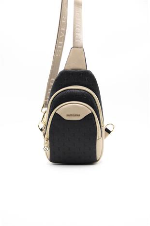 Silver & Polo Siyah - S.nut SP959 Kadın Bel Çantası