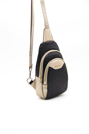 Silver & Polo Siyah - S.nut SP959 Kadın Bel Çantası