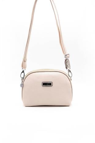 Silver & Polo Bej - Bej SP765 Kadın Çapraz Çanta