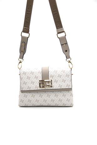 Silver & Polo Bej - Kum SP1009 Kadın Çapraz Çanta
