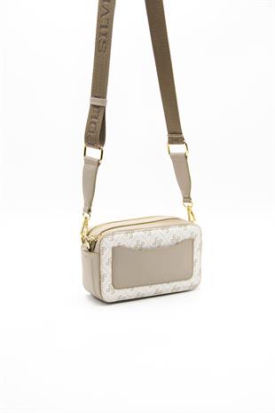 Silver & Polo Bej - Kum SP1078 Kadın Çapraz Çanta