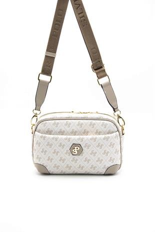 Silver & Polo Bej - Kum SP1094 Kadın Çapraz Çanta