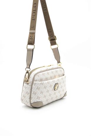 Silver & Polo Bej - Kum SP1094 Kadın Çapraz Çanta