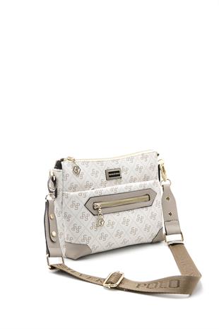 Silver & Polo Bej - Kum SP1110 Kadın Çapraz Çanta