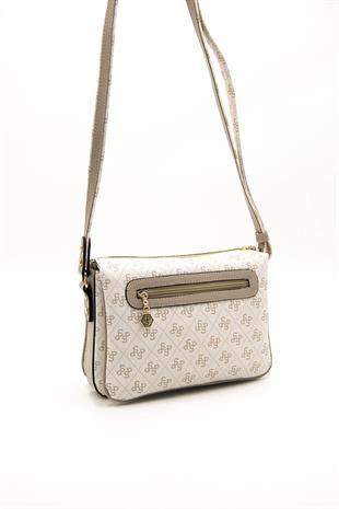 Silver & Polo Bej - Kum SP784 Kadın Çapraz Çanta