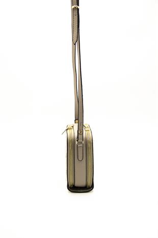 Silver & Polo Bej - Kum SP888 Kadın Çapraz Çanta