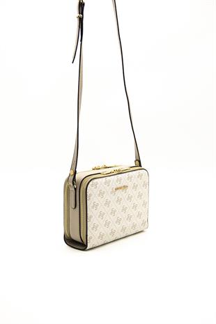 Silver & Polo Bej - Kum SP888 Kadın Çapraz Çanta