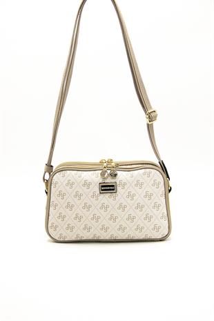 Silver & Polo Bej - Kum SP899 Kadın Çapraz Çanta