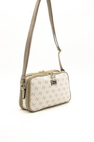 Silver & Polo Bej - Kum SP899 Kadın Çapraz Çanta