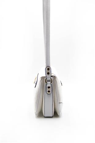 Silver & Polo Beyaz - Beyaz SP784 Kadın Çapraz Çanta