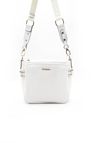 Silver & Polo Beyaz - Beyaz SP884 Kadın Çapraz Çanta