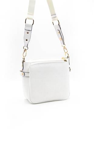 Silver & Polo Beyaz - Beyaz SP884 Kadın Çapraz Çanta