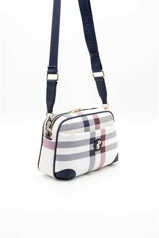 Silver & Polo Beyaz - Laci SP1094 Kadın Çapraz Çanta