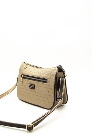 Silver & Polo Bronz - Kahve SP818 Kadın Çapraz Çanta