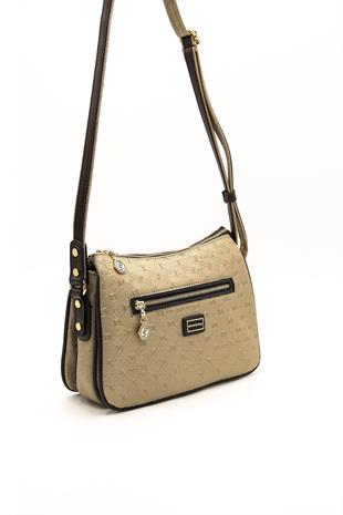 Silver & Polo Bronz - Kahve SP818 Kadın Çapraz Çanta