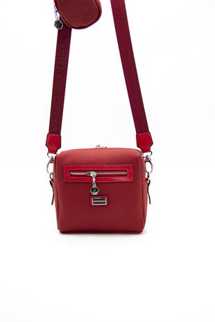 Silver & Polo Kırmızı - Kırmızı SP1038 Kadın Çapraz Çanta