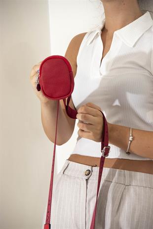 Silver & Polo Kırmızı - Kırmızı SP1038 Kadın Çapraz Çanta