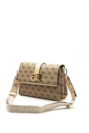 Silver & Polo KoyuBej - Ten SP1009 Kadın Çapraz Çanta