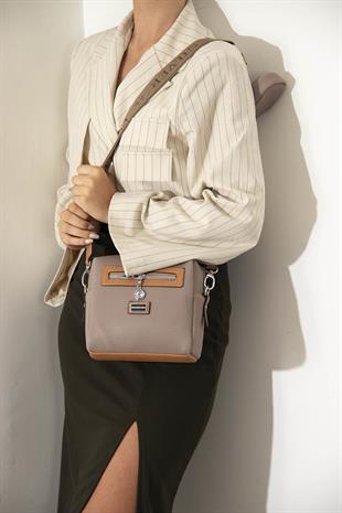 Silver & Polo Kum - A.Taba SP1038 Kadın Çapraz Çanta
