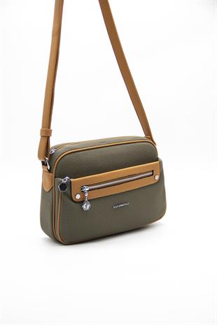 Silver & Polo L.Haki - A.Taba SP753 Kadın Çapraz Çanta