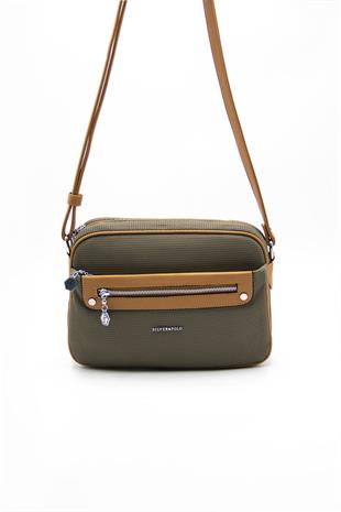Silver & Polo L.Haki - A.Taba SP753 Kadın Çapraz Çanta