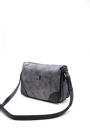 Silver & Polo M.gümüş - Siyah SP784 Kadın Çapraz Çanta