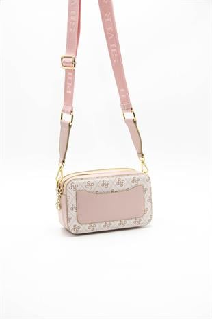 Silver & Polo Pembe - Pudra SP1078 Kadın Çapraz Çanta