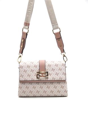 Silver & Polo Pembe - Somon SP1009 Kadın Çapraz Çanta