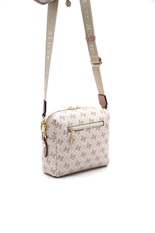 Silver & Polo Pembe - Somon SP1038 Kadın Çapraz Çanta