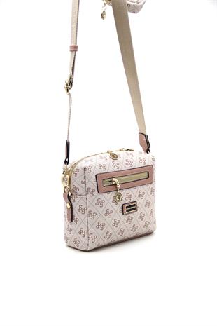 Silver & Polo Pembe - Somon SP1038 Kadın Çapraz Çanta