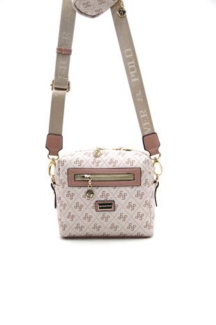 Silver & Polo Pembe - Somon SP1038 Kadın Çapraz Çanta