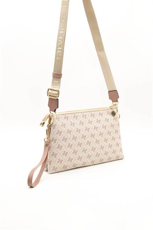 Silver & Polo Pembe - Somon SP1129 Kadın Çapraz Çanta