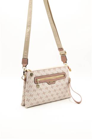 Silver & Polo Pembe - Somon SP1129 Kadın Çapraz Çanta