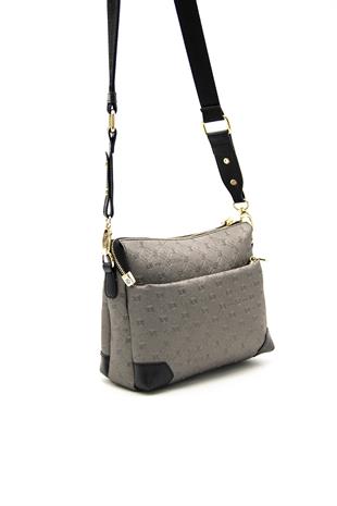 Silver & Polo Platin - Siyah SP1110 Kadın Çapraz Çanta