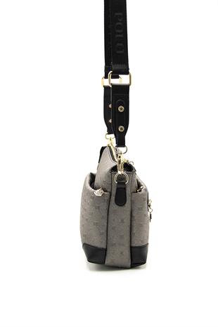 Silver & Polo Platin - Siyah SP1110 Kadın Çapraz Çanta