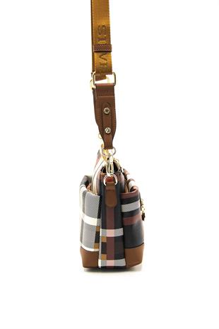Silver & Polo Siyah - A.Taba SP1110 Kadın Çapraz Çanta