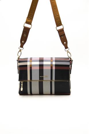 Silver & Polo Siyah - A.Taba SP963 Kadın Çapraz Çanta