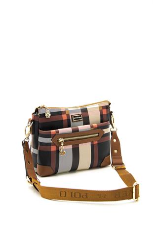 Silver & Polo Siyah - A.Taba SP1110 Kadın Çapraz Çanta