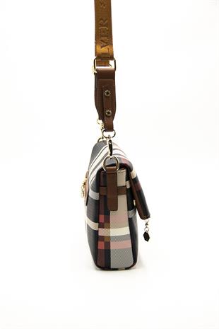 Silver & Polo Siyah - A.Taba SP963 Kadın Çapraz Çanta