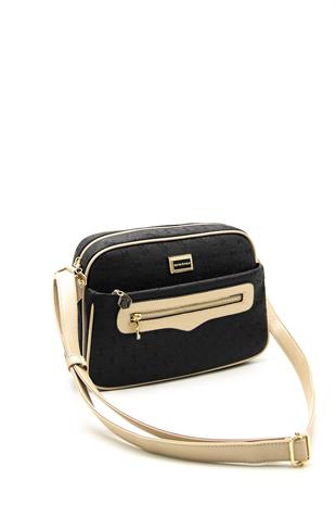 Silver & Polo Siyah - S.nut SP491 Kadın Çapraz Çanta