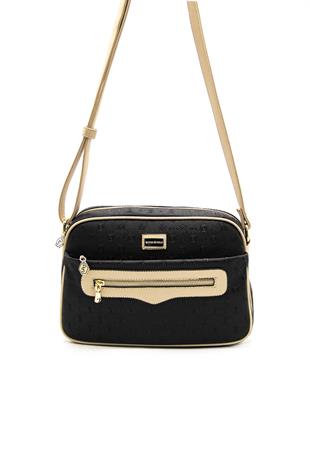 Silver & Polo Siyah - S.nut SP491 Kadın Çapraz Çanta