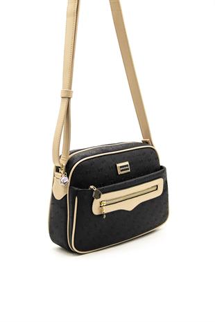 Silver & Polo Siyah - S.nut SP491 Kadın Çapraz Çanta