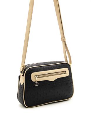 Silver & Polo Siyah - S.nut SP491 Kadın Çapraz Çanta
