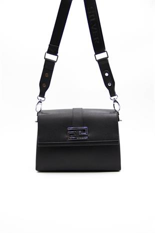 Silver & Polo Siyah - Siyah SP1009 Kadın Çapraz Çanta