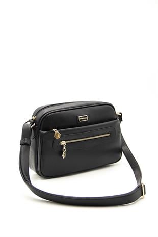 Silver & Polo Siyah - Siyah SP491 Kadın Çapraz Çanta