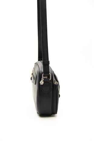 Silver & Polo Siyah - Siyah SP491 Kadın Çapraz Çanta