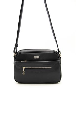 Silver & Polo Siyah - Siyah SP491 Kadın Çapraz Çanta