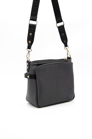 Silver & Polo Siyah - Siyah SP884 Kadın Çapraz Çanta