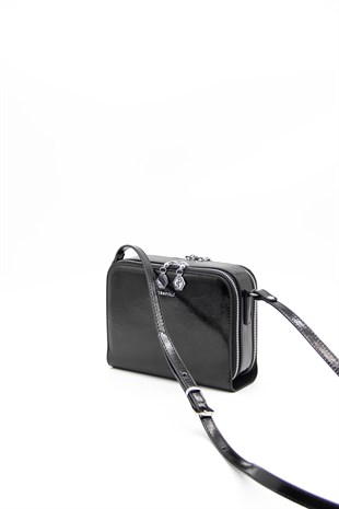 Silver & Polo Siyah - Siyah SP888 Kadın Çapraz Çanta